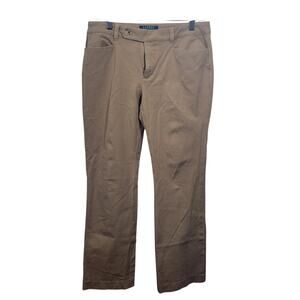 Lauren Ralph Lauren Adelle Women's Tan Straight Leg Jeans Size 6  102925-1235